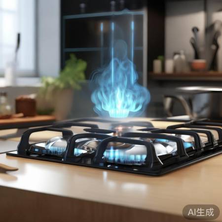 燃气灶点火靠电池