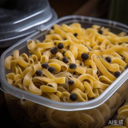 面条冰箱黑点微生物滋生