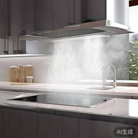 “迈凯伦油烟机，设计精巧，吸力