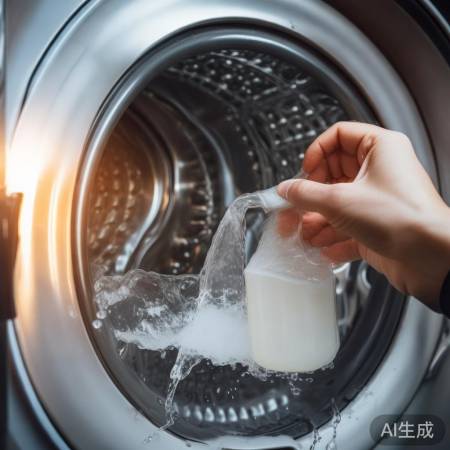 白醋水清洁洗衣机