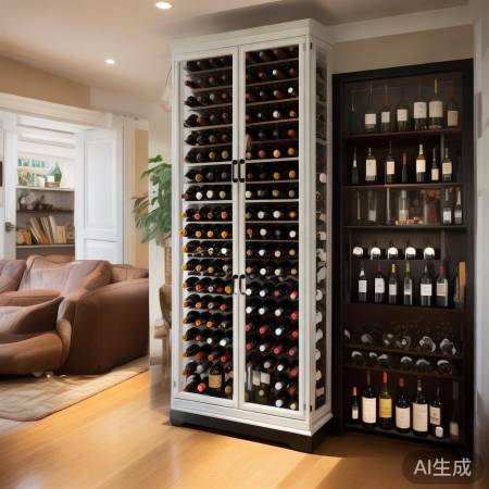酒柜容量多样，满足不同需求。