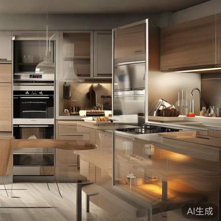 美大集成灶水槽厨房，高效惬意空