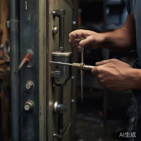 轻柔拧螺丝，别损坏保险柜