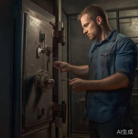 保险柜解锁中