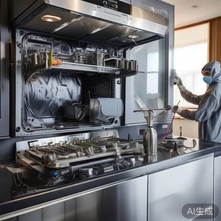 集成灶清洗消毒，全面清洁无死角