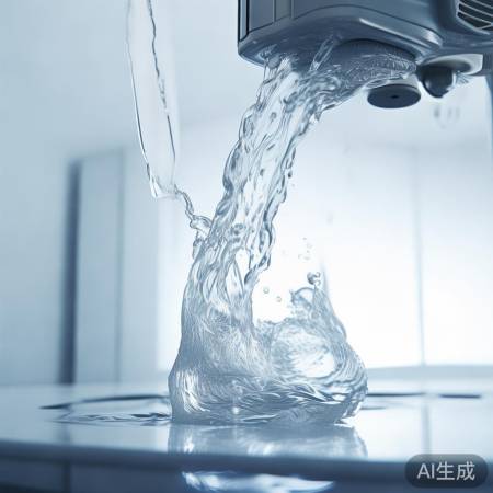 连接空气能清洗器，水源畅通