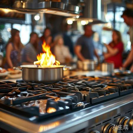 “老板燃气灶8036，厨房焦点