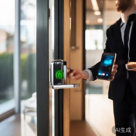 手机一刷，门锁全开