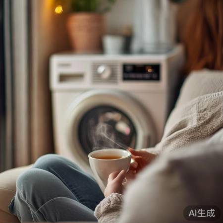 “洗衣机低噪音，生活更惬意”