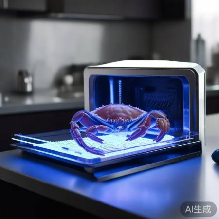 紫外线消毒，蟹净味美