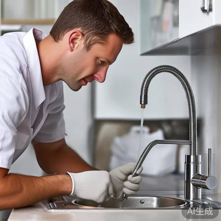 检查水管，疏通异物