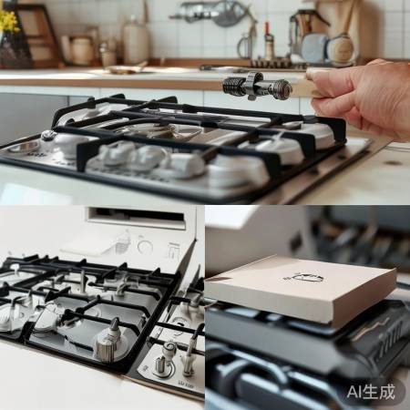 检查燃气灶包装及配件