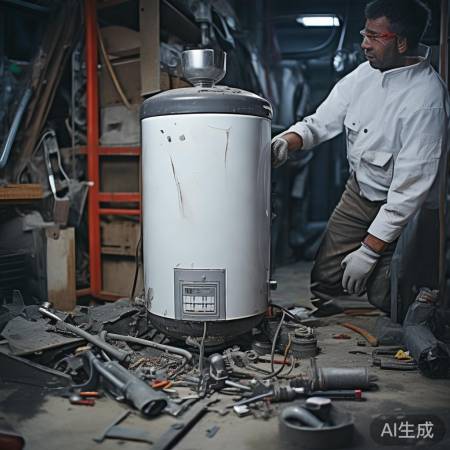 专业工具维修热水器
