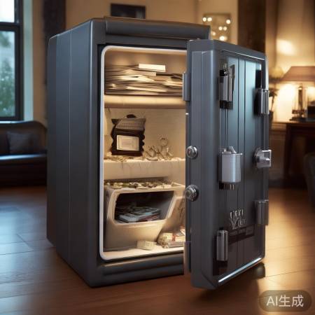 “双燕保险柜，多用途，多容量”