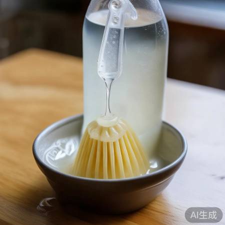 喷头浸泡白醋/柠檬汁清洁