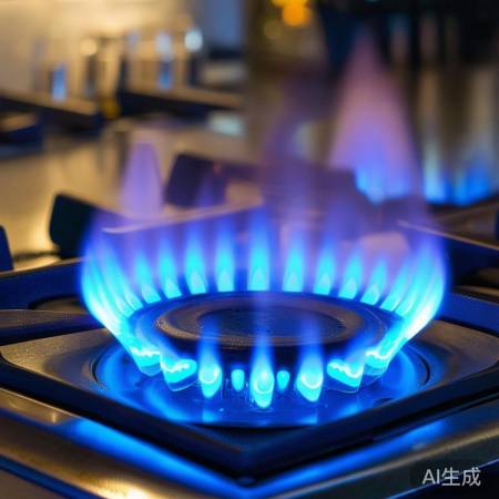 “燃气灶火焰调蓝，油污定期清理