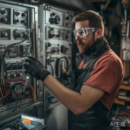 维修前先断电，安全至上。