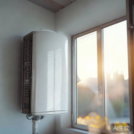通风窗旁装热水器