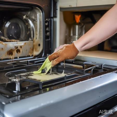 清洁炉灶内部，确保安全耐用