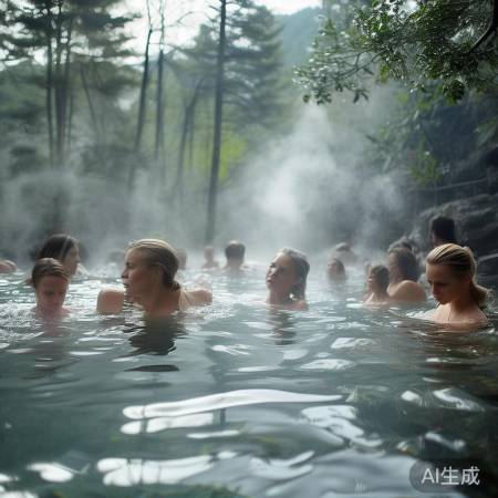 泡温泉，享受时光