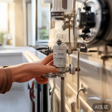 关闭阀门，防止燃气泄漏