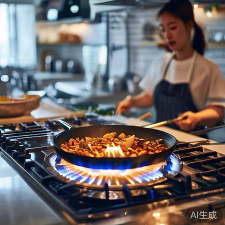 猛火灶：火力猛，省燃气，易操作