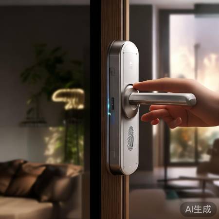 指纹锁轻松开门