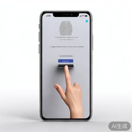 录入指纹，轻按三指