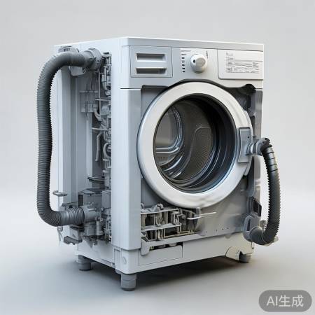 洗衣机部件多，定期检查防故障