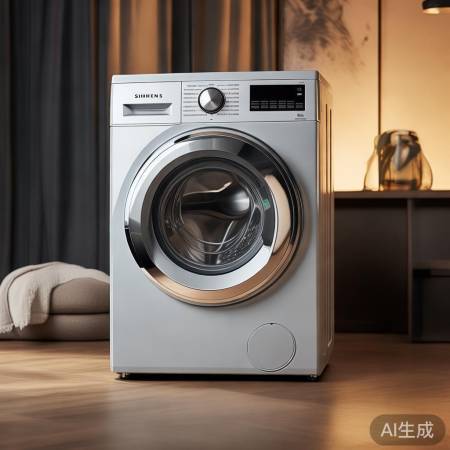 西门子洗衣机，简约美观