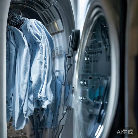 热风烘干，快但易皱耗能高