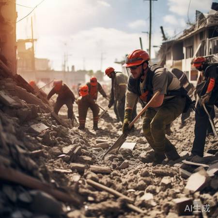地震救援，不放弃生命