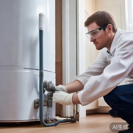 热水器接水管，先出水后进水