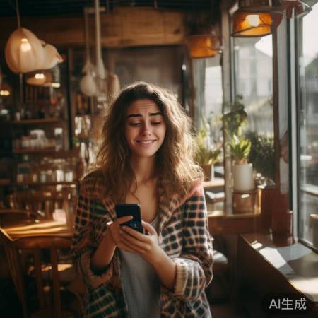 “姑娘急寻WiFi，咖啡馆信号