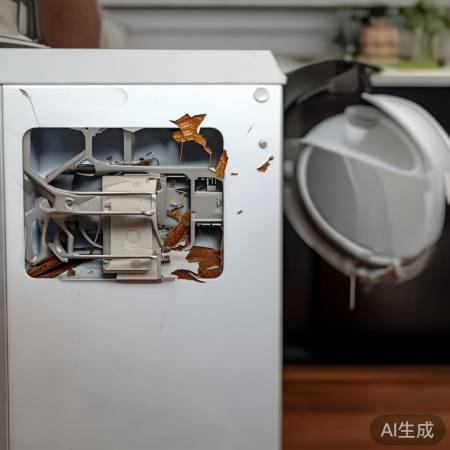 “洗衣机门卡扣：守护神，防松动