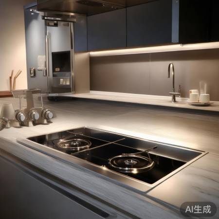 中间装灶节省空间