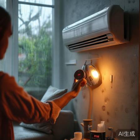 雨天空调温度宜25-28