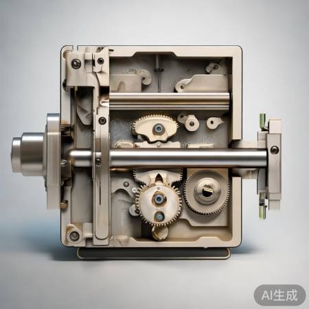 内部齿轮传动，巧妙锁舌保护