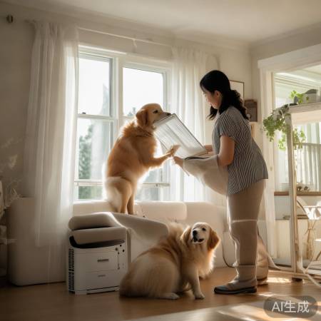 保持空调过滤网清洁，空气清新。