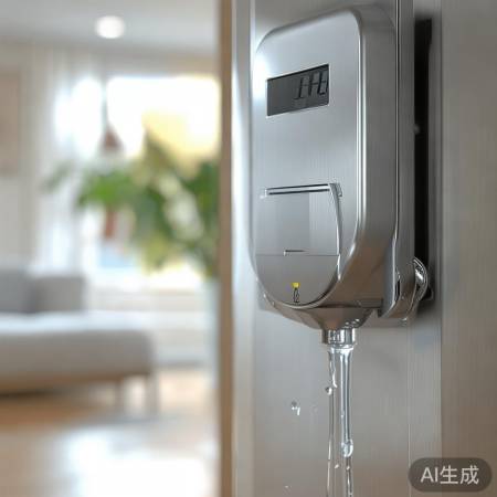 壁挂炉水表计量用水