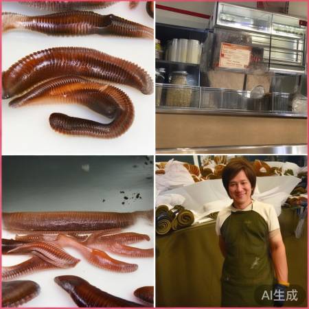 选新鲜、匀称海参