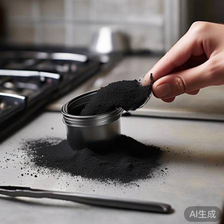 燃气灶碳粉盒取出