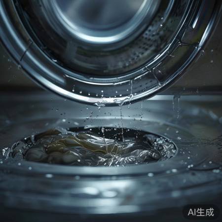 洗衣机密封圈老化，水漏不止