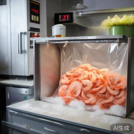 冷冻虾温18度，12小时最佳