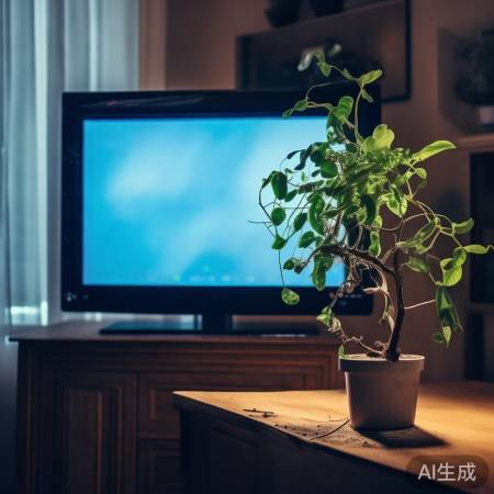 电视旁不利植物生长