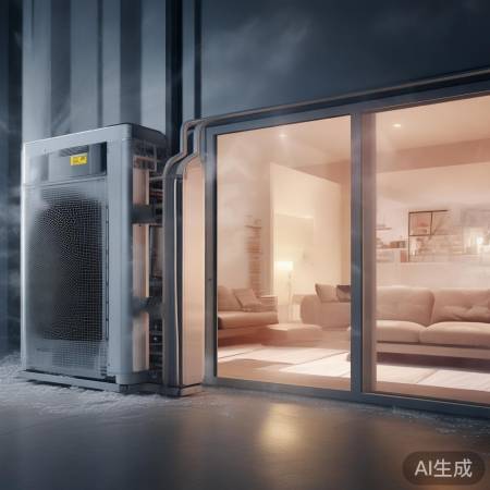 空气能供暖,冬天风扇反向