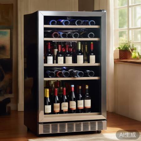凯萨红酒柜,容量适中