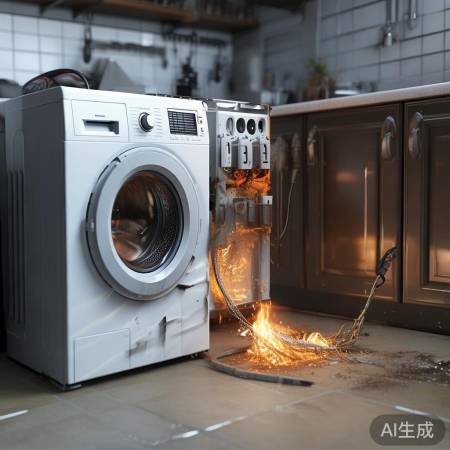洗衣机插错插座风险大