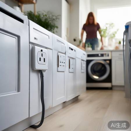 检查插座类型，匹配洗衣机