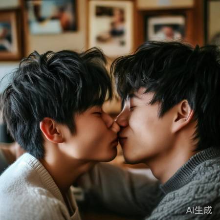 邓凯孔雪儿感情升温，吻痕见证真